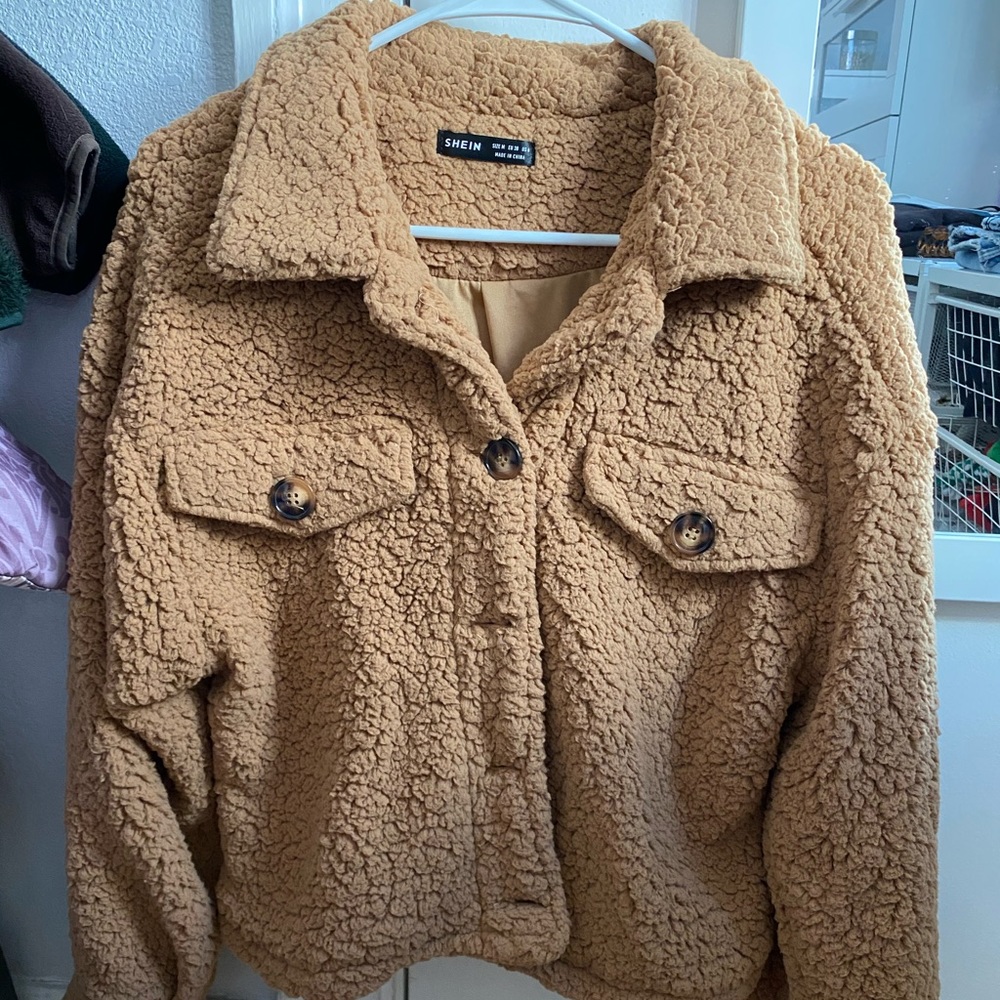 Brown Sherpa jacket